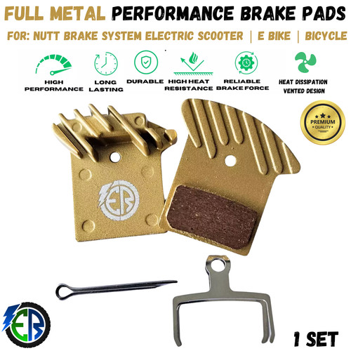 Brake pads nutt vented - brake,